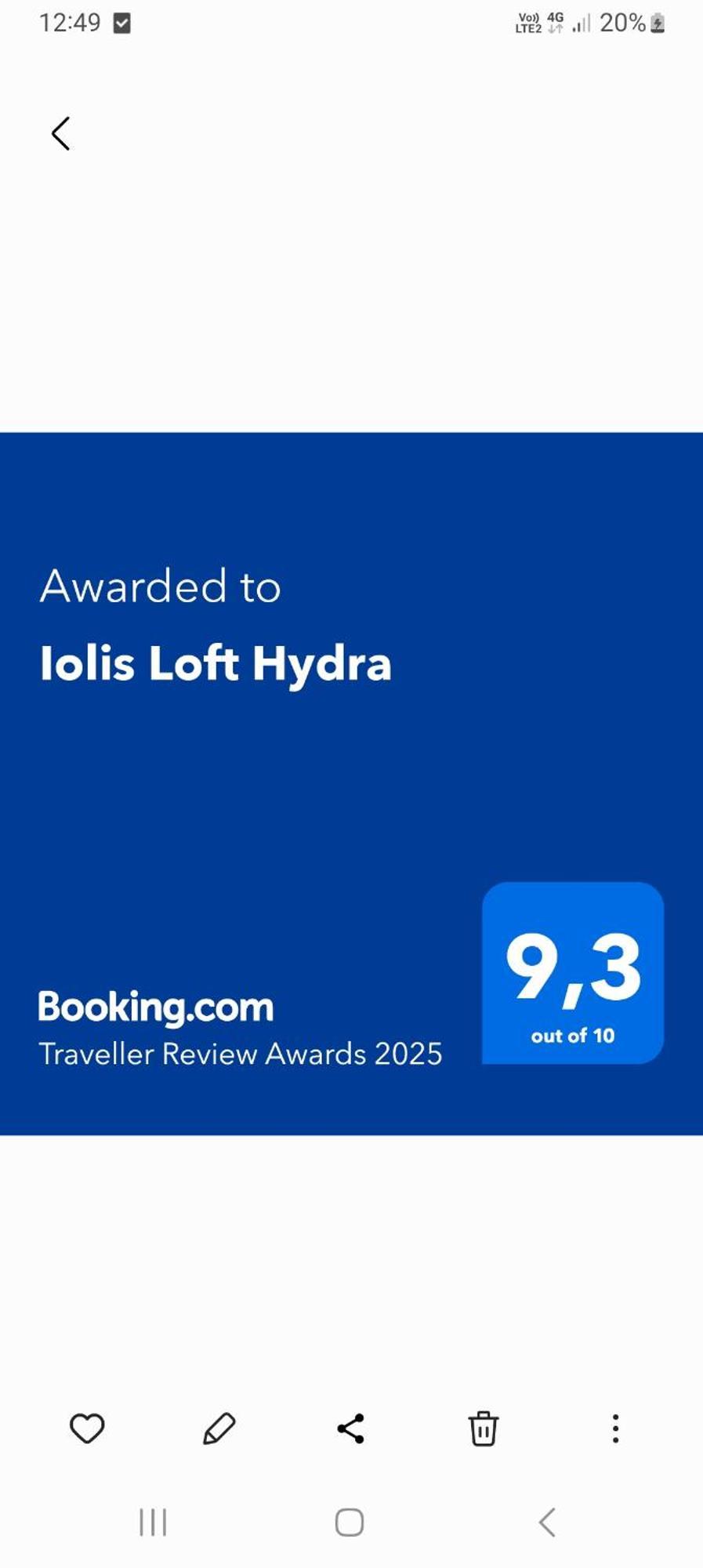 Iolis Loft Hydra Lejlighed Eksteriør billede